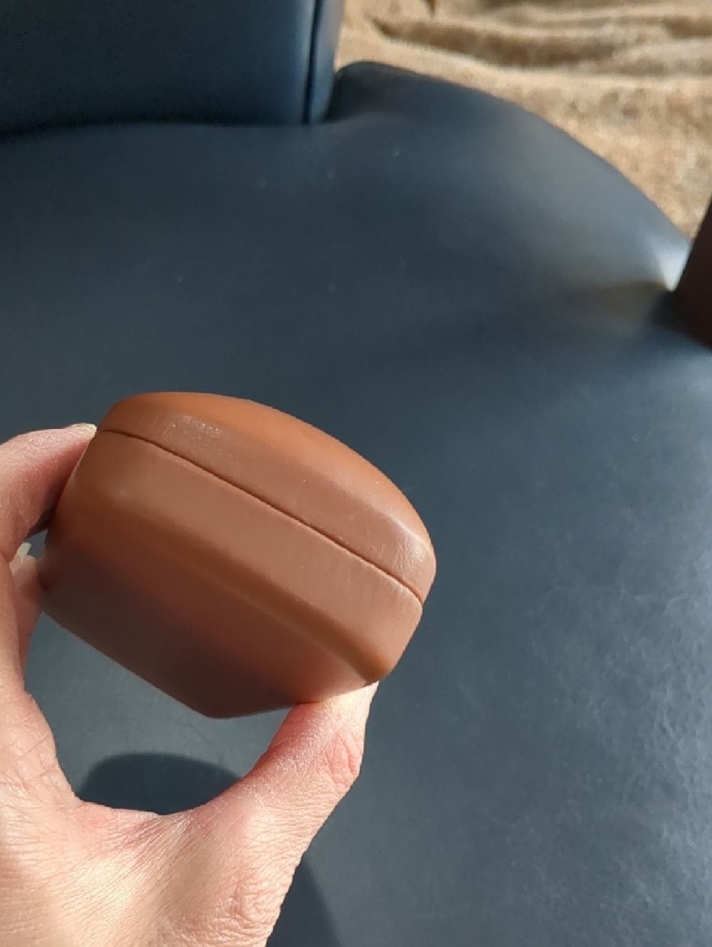 Longchamp Tan Brown Leather Eyeglass Case - Picture 5 of 9